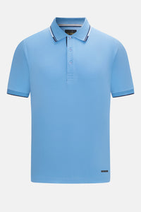 6TH SENSE Astonish Short Sleeve Polo Shirt - BlueBell