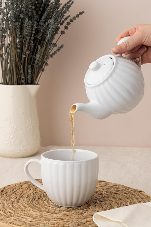 PRICE & KENSINGTON Luxe 2 Cup Teapot - White