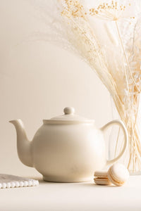 PRICE & KENSINGTON Matt Cream 6cup Teapot 1100ml