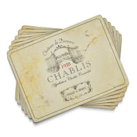PIMPERNEL Vin de France 12Pc Placemat & Coaster Set
