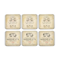 PIMPERNEL Vin de France 12Pc Placemat & Coaster Set