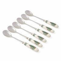 SPODE Christmas Tree Set of 6 Tea Spoons