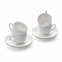 ROYAL WORCESTER Serendipity Set of 4 Teacups & Saucers