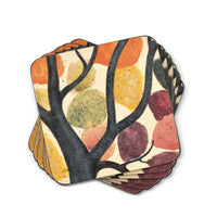 PIMPERNEL Dancing Branches 12Pc Placemat & Coaster Set
