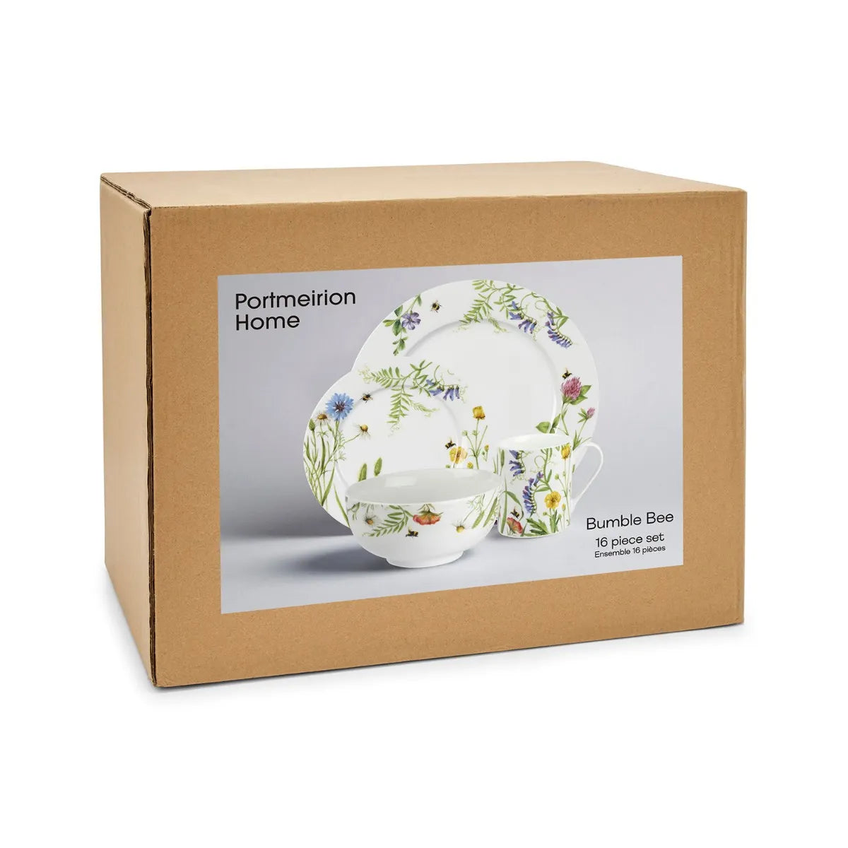PORTMEIRION Home 16 Piece Dinner Set - Bumble Bee