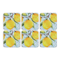 PIMPERNEL Amalfi Lemons - Set of 6 Coasters