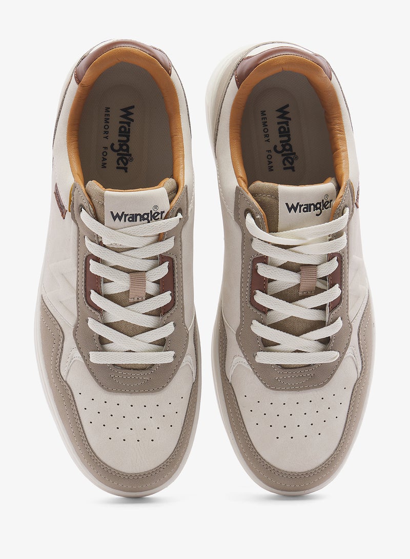 WRANGLER Men's Ryder Low Sneakers - Taupe