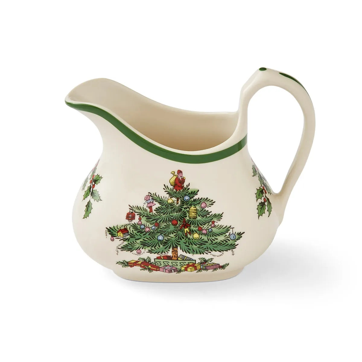 SPODE Christmas Tree Cream & Brandy Sauce Jug 220ml
