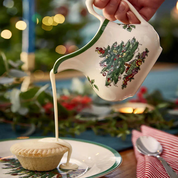SPODE Christmas Tree Cream & Brandy Sauce Jug 220ml