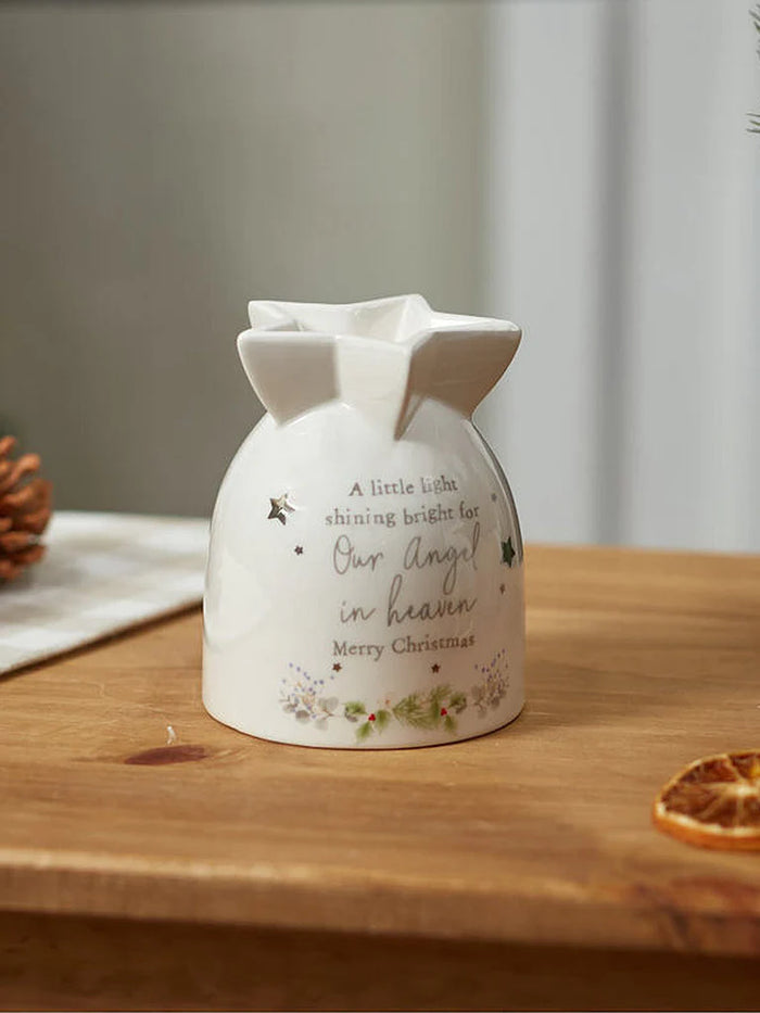 LANGS Christmas Sentiment Angel Star Wax Melt Burner