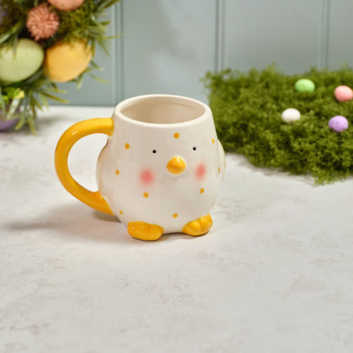 LANGS Easter Spotty Novelty Chicken Mug