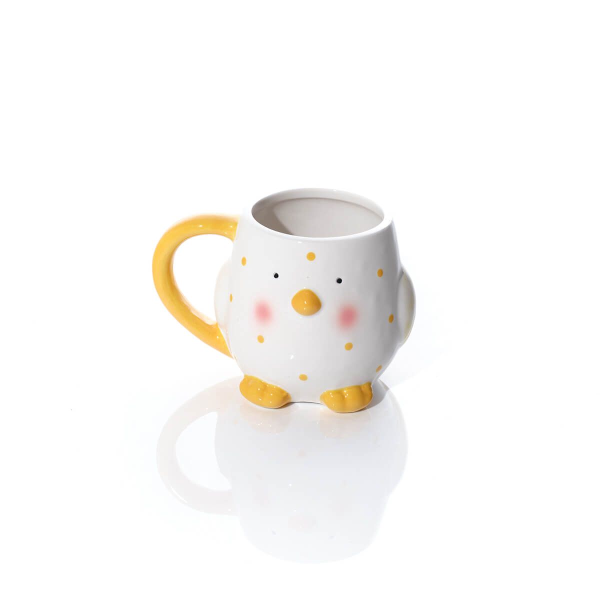 LANGS Easter Spotty Novelty Chicken Mug