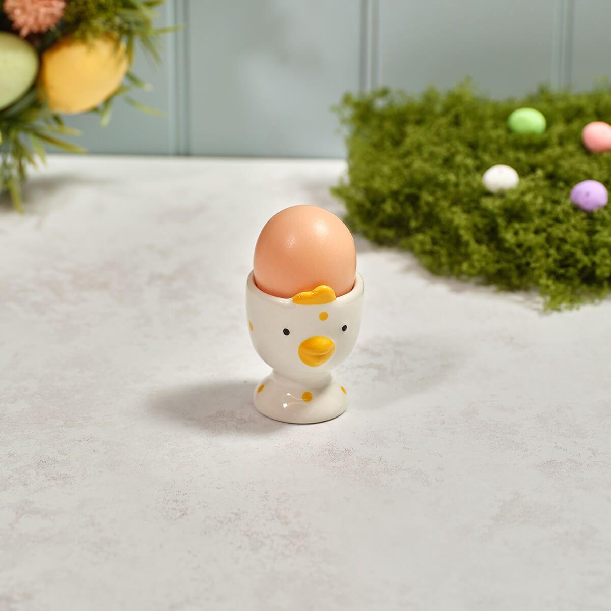 LANGS Easter Spotty Novelty Chicken Egg Cup