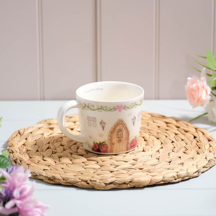 LANGS Cottage Garden "Home Sweet Home" Mug in a Gift Box