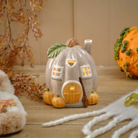 LANGS Harvest Home Pumpkin Tea Light House 16cm