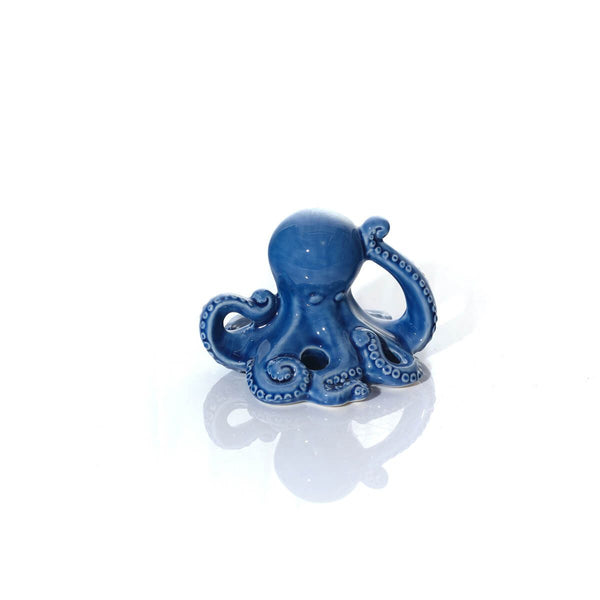 LANGS Ceramic Blue Octopus Ornament 15.5x12cm