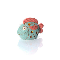 LANGS Fish Stoneware LED Ornament 15.5x12cm