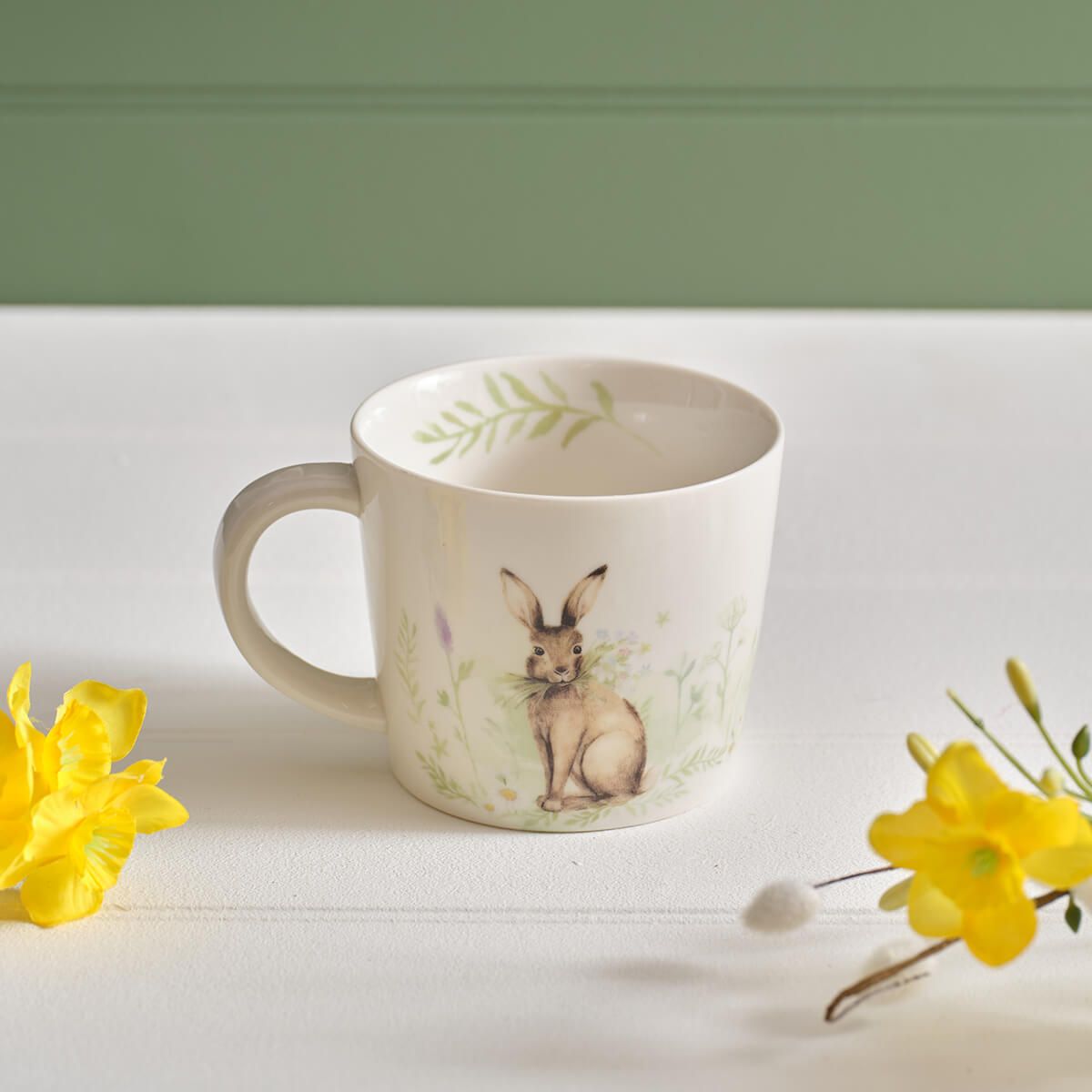 LANGS Meadow Fields Bunny Mug in a Gift Box