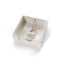 LANGS Palm Paradise Simple Ceramic Napkin Holder 18x18cm