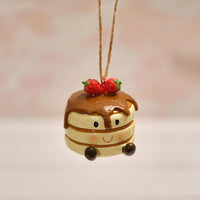 LANGS Hand Crafted Penelope the Pancake Stack Polyresin Hanger 6cm
