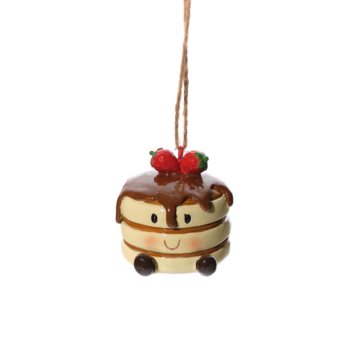 LANGS Hand Crafted Penelope the Pancake Stack Polyresin Hanger 6cm