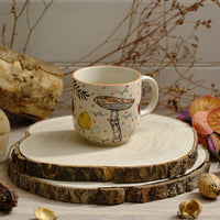 LANGS Toadstool Tales Ceramic Handpainted Mug