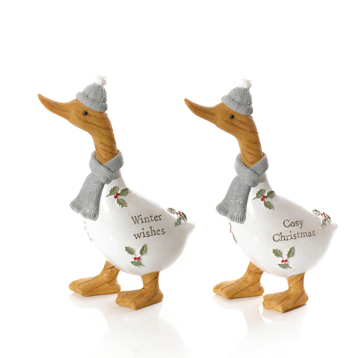 LANGS Christmas Sentiment Duck Ornament 23cm- 1Pc