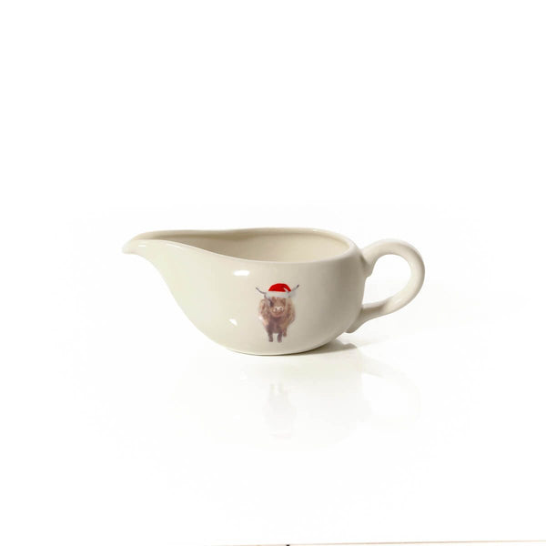 LANGS Christmas Highland Cow Gravy Boat