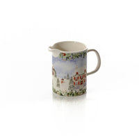 LANGS Christmas Cottage Scene Ceramic Jug 16.5cm