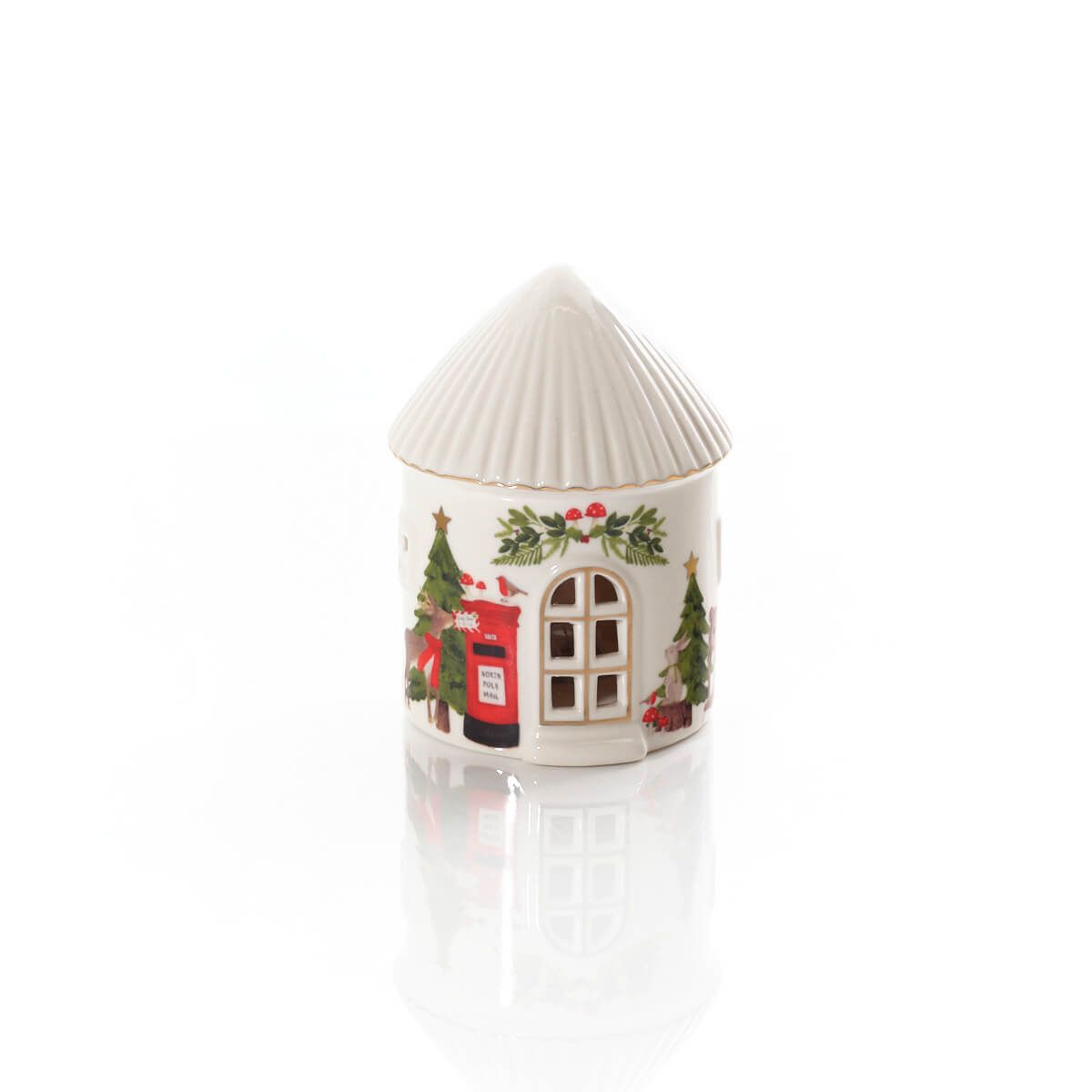 LANGS Winter Wonderland Ceramic LED House 13cm
