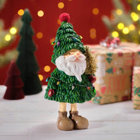 LANGS Jingle & Joy Christmas Tree Dressed Santa Figurine 22.5cm