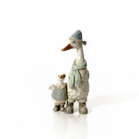 LANGS Christmas Resin Duck with Baby Figurine 27.5cm