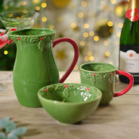 LANGS Christmas Holly Embossed Bowl