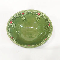 LANGS Christmas Holly Embossed Bowl