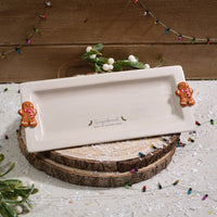 LANGS Christmas 3D Gingerbread Platter 28x12cm