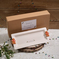 LANGS Christmas 3D Gingerbread Platter 28x12cm