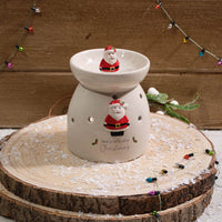 LANGS Christmas Ceramic 3D Santa Wax Melt Burner 10cm