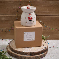 LANGS Christmas Ceramic 3D Santa Wax Melt Burner 10cm
