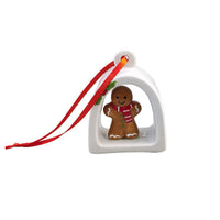 LANGS Christmas Ceramic Gingerbread Man Hanger 5cm