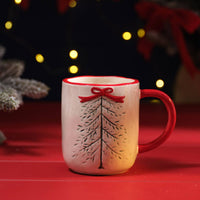 LANGS Merry Little Bows Debossed Ceramic Mug