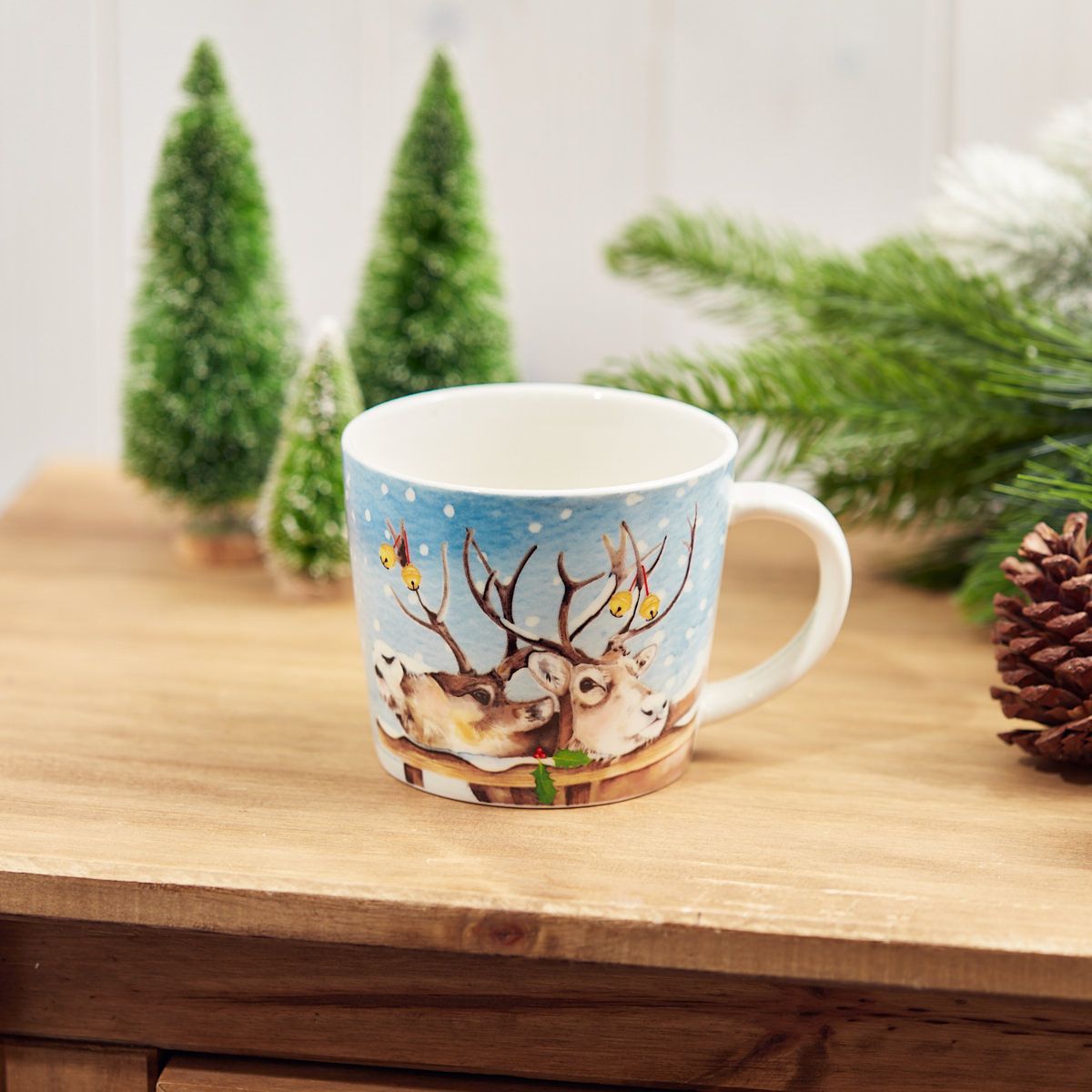 LANGS Christmas Reindeer Mug