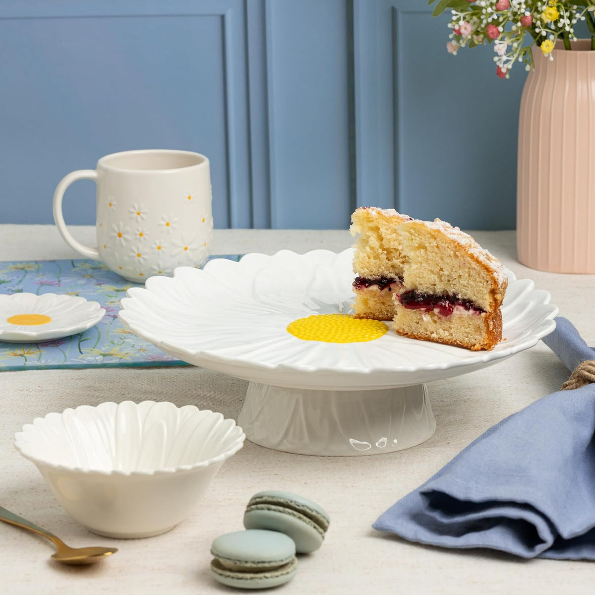 PRICE & KENSINGTON Daisy Cake Stand 27cm