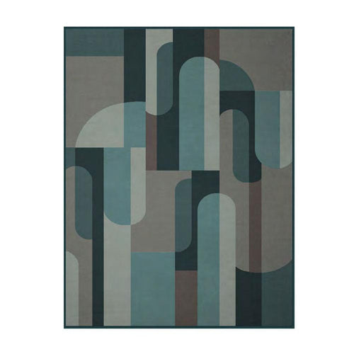 BIEDERLACK Cotton Home Echo Blue Throw - 150x200