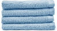 CATHERINE LANSFIELD Quick Dry Cotton Face Cloth 4 Pack - Blue