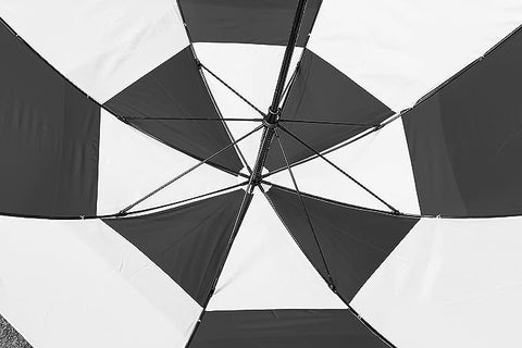 LONGRIDGE : Dual Canopy Umbrella - Black&White