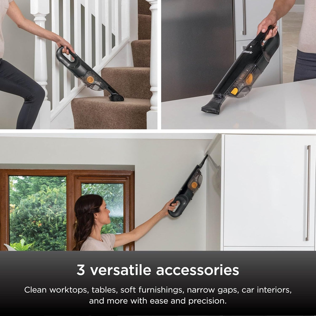 SHARK Handheld Pet Vacuum Cleaner - Black | CH950UKT
