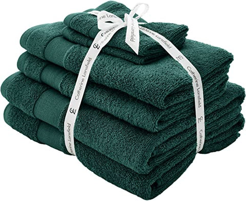 CATHERINE LANSFIELD : Bath Towel Set 6pcs - Green