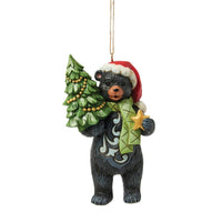 ENESCO Lodge Black Bear Hanging Ornament by Jim Shore 10.5cm