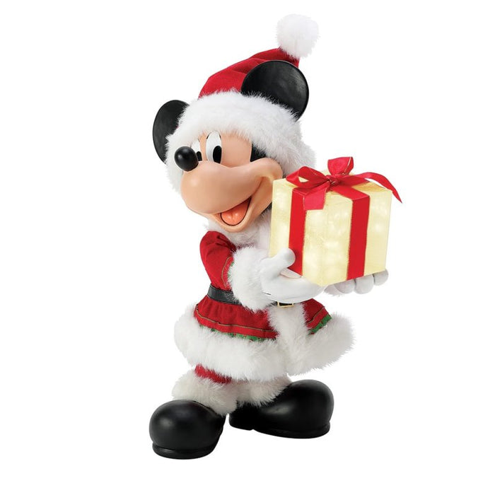 ENESCO Mickey's Big Gift Light Up Figurine by Possible Dreams 43cm