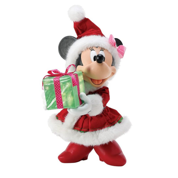 ENESCO Minnie's Big Gift Light Up Figurine by Possible Dreams 43cm